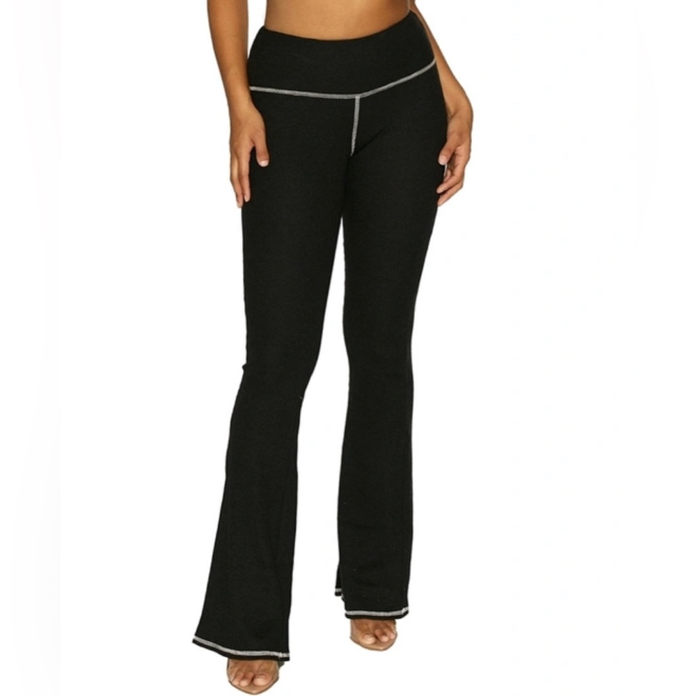 Naked Wardrobe | Get Thermal High Waist Pants | Black